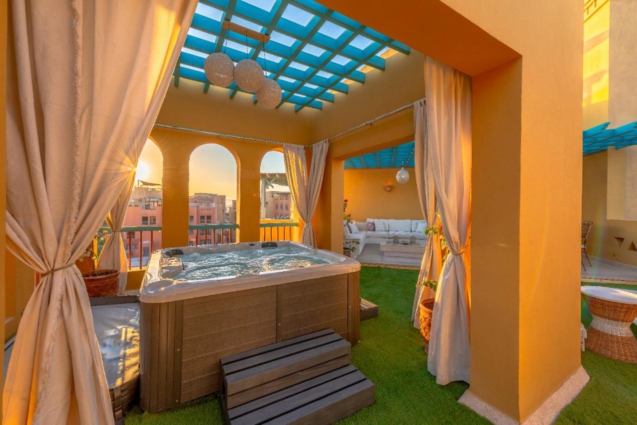 Heated Jacuzzi 2Br Apartment On Yacht View Hurghada Esterno foto