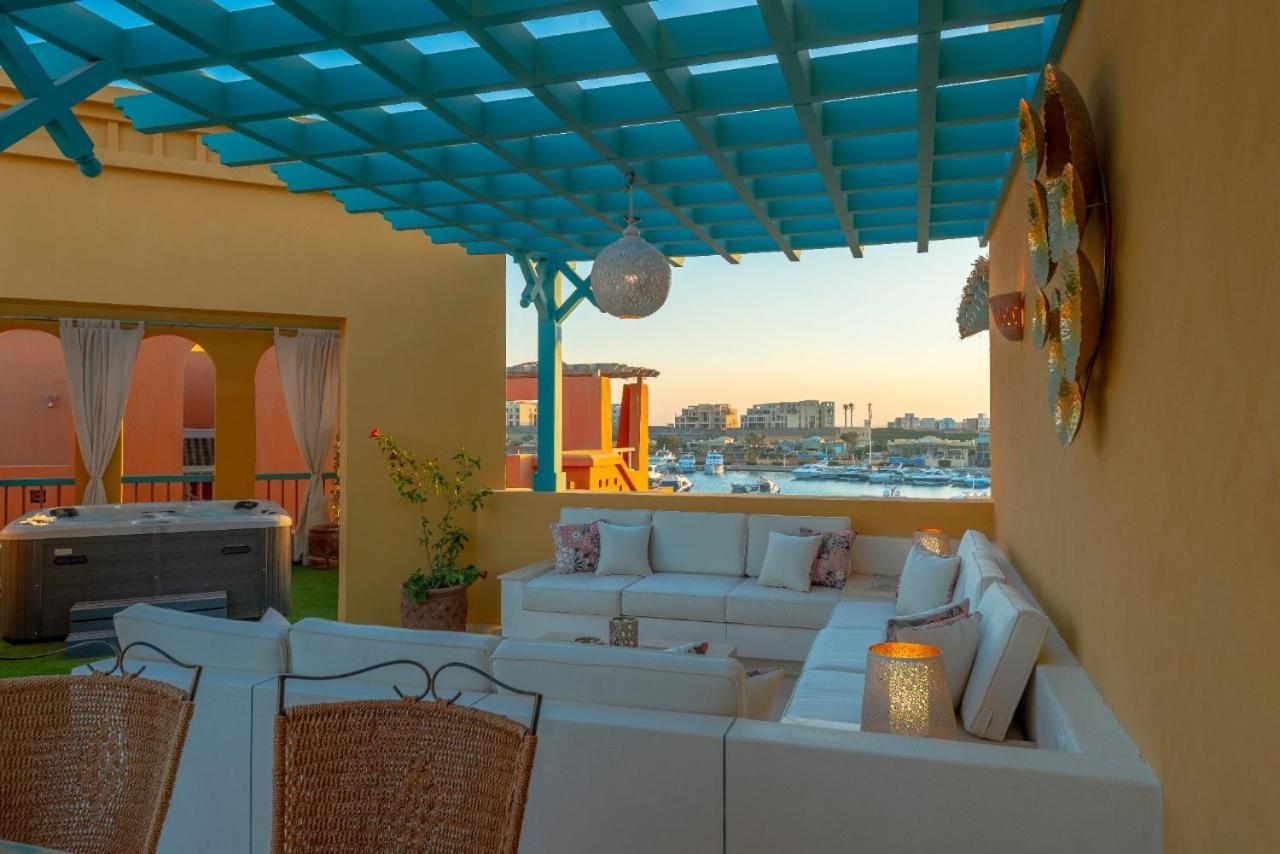 Heated Jacuzzi 2Br Apartment On Yacht View Hurghada Esterno foto